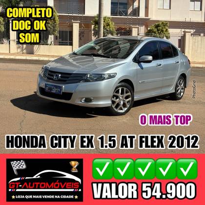 HONDA CITY 1.5 EX 16V FLEX 4P AUTOMÁTICO HONDA CITY 1.5 EX 16V FLEX 4P AUTOMÁTICO